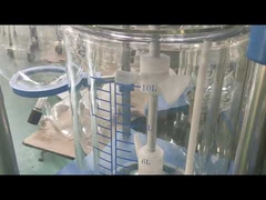 304 Reaktor laboratoryjny ze stali nierdzewnej, szklany reaktor ciśnieniowy, mini, jednowarstwowy