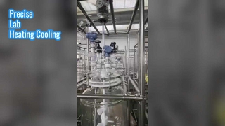 Szklany reaktor do chemii laboratoryjnej i farmacji